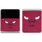 NBA Chicago Bulls Red Distressed Galaxy Z Flip4 5G Skin